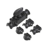 Hamilton Brass Barcheski Cabinet Iron Espagnolette Bolt or Cremone Bolt Hardware 2 feet Textured Matt Black Up to 2 feet