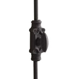 Hamilton Brass Barcheski Cabinet Iron Espagnolette Bolt or Cremone Bolt Hardware 2 feet Textured Matt Black Up to 2 feet