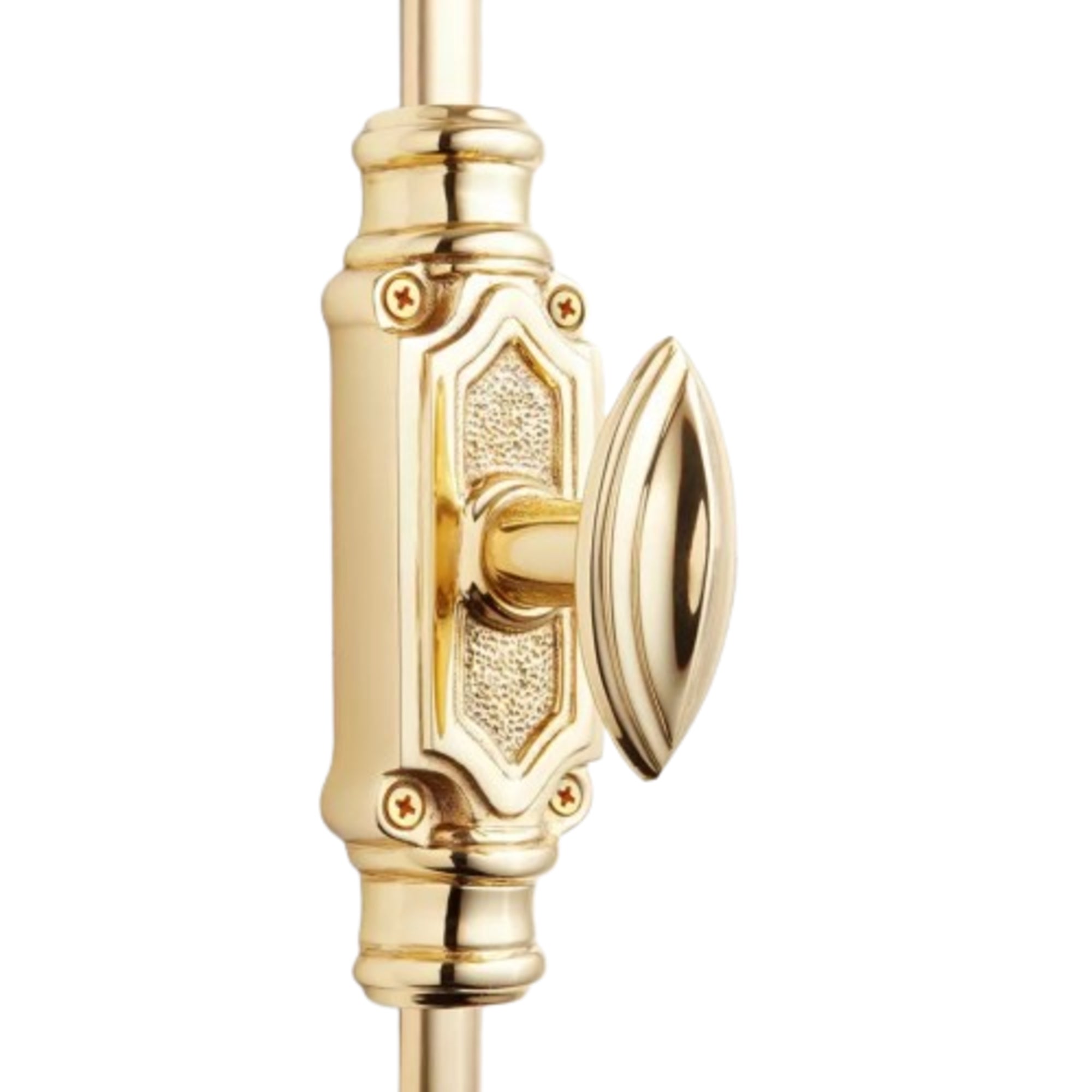 Hamilton Brass Barcheski Door Brass Espagnolette Bolt or Cremone Bolt Polished Brass Lacquered Upto 9 feet Doors
