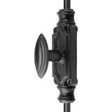 Hamilton Brass Barcheski Door Iron Cremone Bolt or Espagnolette Bolt Black Powder Coated Up to 9 feet Doors