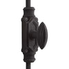 Hamilton Brass Barcheski Door Iron Cremone Bolt or Espagnolette Bolt Textured Matt Black Up to 9 feet Doors