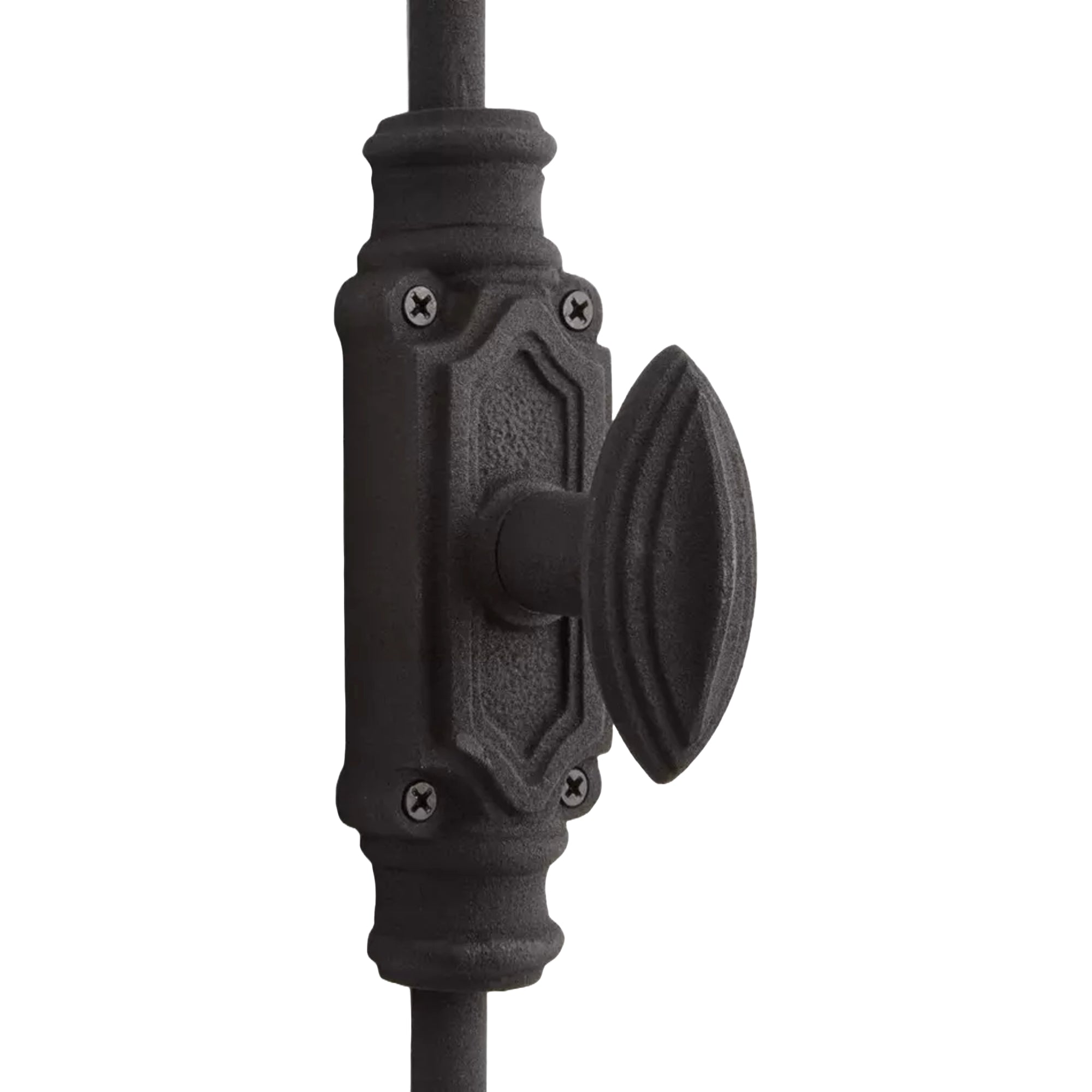 Hamilton Brass Barcheski Door Iron Cremone Bolt or Espagnolette Bolt Textured Matt Black Up to 9 feet Doors