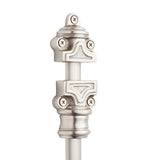 Hamilton Brass Barcheski Window Brass Espagnolette Bolt or Cremone Bolt Hardware 6 feet Polished Brass Unlacquered Up to 6 feet