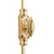 Hamilton Brass Barcheski Window Brass Espagnolette Bolt or Cremone Bolt Hardware 6 feet Polished Brass Unlacquered Up to 6 feet