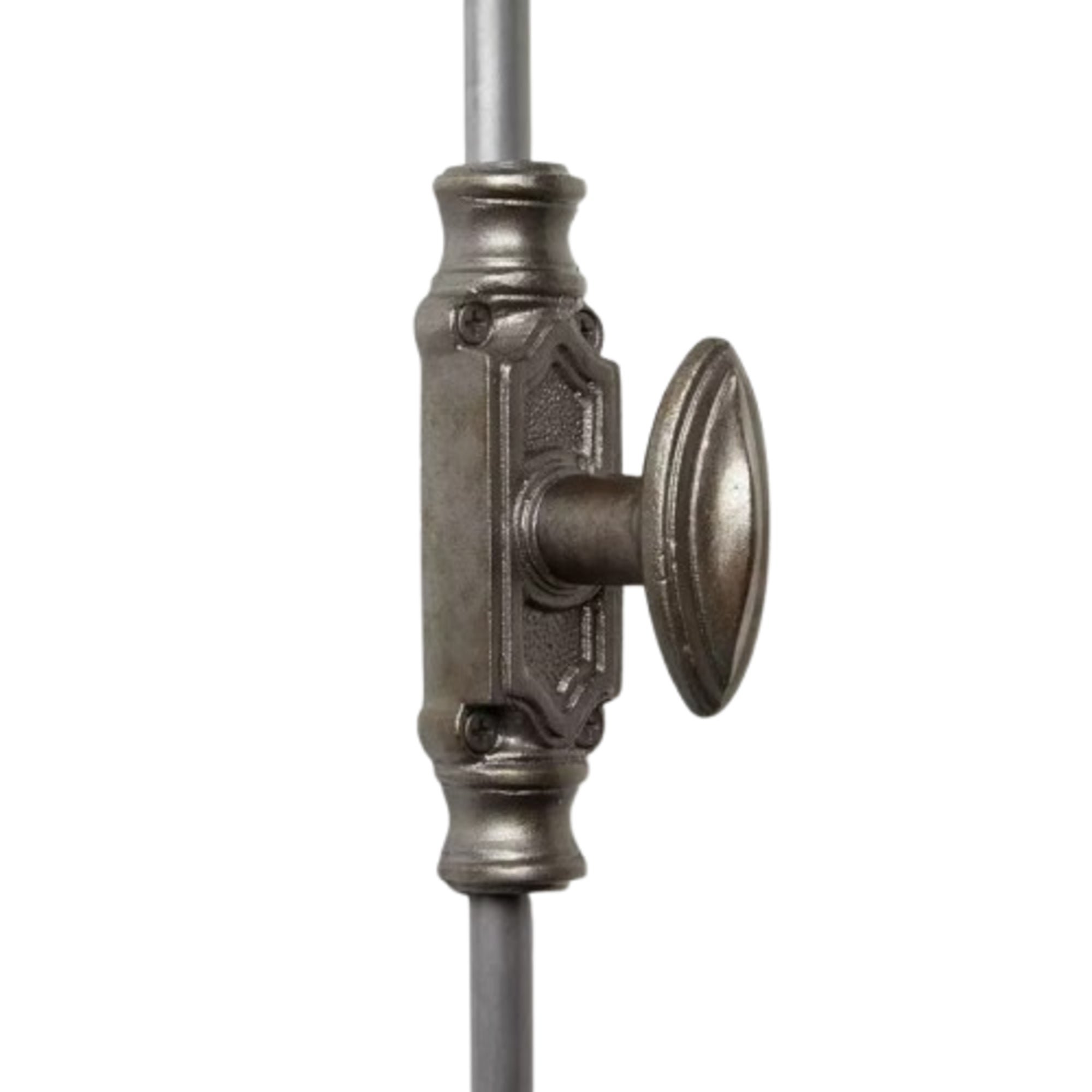Hamilton Brass Barcheski Window Iron Cremone Bolt or Espagnolette Bolt Hardware 6 feet Antique Iron Finish Up to 6 feet