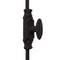 Hamilton Brass Barcheski Window Iron Espagnolette Bolt or Cremone Bolt Hardware 6 feet Textured Matt Black Up to 6 feet
