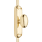 Hamilton Brass Classic Oval Knob Door Brass Espagnolette Bolt or Cremone Bolt 9 feet Unlacquered Brass Polished for Doors Up to 9 feet
