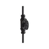 Hamilton Brass Dalston Cabinet Iron Cremone/Espagnolette Bolt Hardware 2 feet Textured Matt Black Up to 2 feet Cabinets