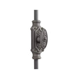 Hamilton Brass Dalston Cabinet Iron Espagnolette Bolt or Cremone Bolt Hardware 2 feet Antique Iron Finish Up to 2 feet Cabinets