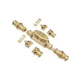 Hamilton Brass Dalston Door Brass Espagnolette Bolt or Cremone Bolt 9 feet Polished Brass Unlacquered Upto 9' Doors…