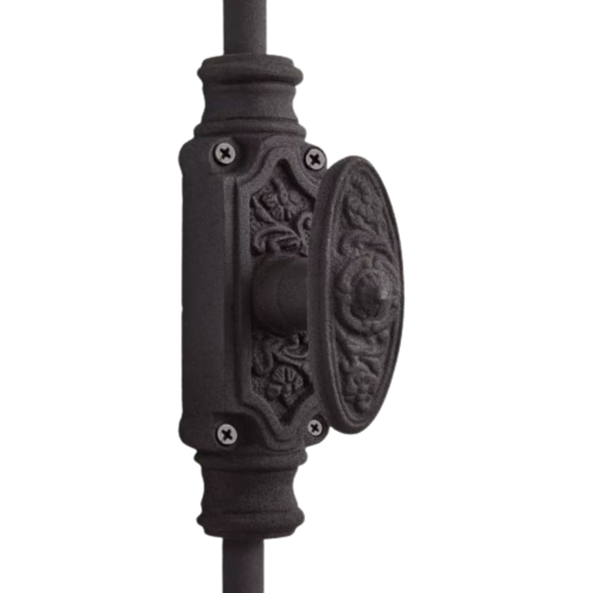 Hamilton Brass Dalston Door Iron Espagnolette Bolt or Cremone Bolt 9 feet Textured Matt Black Finish Upto 9' Doors