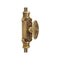 Hamilton Brass Dalston Window Brass Espagnolette Bolt or Cremone Bolt Hardware 6 feet lacquered Antique Brass Up to 6 feet windows | Cabinets