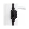 Hamilton Brass Dalston Window Iron Espagnolette Bolt or Cremone Bolt Hardware 6 feet Textured Matt Black Upto 6 feet Windows | Cabinets