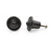 Hamilton Brass Decorative Black Cast Iron Knob | Antique Iron Round Cabinet Pull Handle Detailed Border Design for Drawers, Dressers, Cupboards, Kitchen Cabinets, (32.3mm x 31mm 51mm)