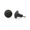 Hamilton Brass Decorative Black Cast Iron Knob | Antique Iron Sunflower Design Cabinet Handle Detailed Border for Drawers, Dressers, Cupboards, Kitchen Cabinets, (36mm x 37mm 55mm)