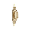 Hamilton Brass Lattice Door Brass Espagnolette Bolt or Cremone Bolt Polished Brass Unlacquered Up to 9 feet Doors
