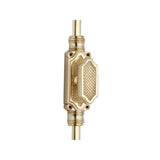 Hamilton Brass Lattice Door Brass Espagnolette Bolt or Cremone Bolt Polished Brass Unlacquered Up to 9 feet Doors