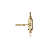 Hamilton Brass Lever Handle Door Brass Cremone Bolt or Espagnolette Bolt Polished Brass Lacquered Upto 9 feet Doors