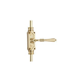 Hamilton Brass Lever Handle Door Brass Cremone Bolt or Espagnolette Bolt Polished Brass Lacquered Upto 9 feet Doors
