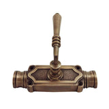 Hamilton Brass Lever Handle Door Brass Espagnolette Bolt or Cremone Bolt Unlacquered Antique Brass Upto 9 feet Doors