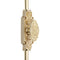 Hamilton Brass Ornate Door Brass Espagnolette Bolt or Cremone Bolt Unlacquered Brass Polished up to 9 Feet Doors
