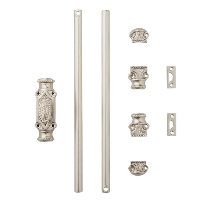 Hamilton Brass Stepney Cabinet Brass Cremone/Espagnolette Bolt Hardware 2 feet Antique Brass Lacquered Up to 2 feet