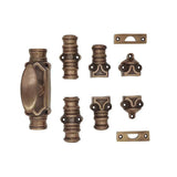 Hamilton Brass Stepney Door Brass Cremone/Espagnolette Bolt 9 feet Antique Brass Lacquered Up to 9 feet Doors