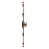Hamilton Brass Stepney Door Brass Cremone/Espagnolette Bolt 9 feet Antique Brass Lacquered Up to 9 feet Doors