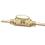 Hamilton Brass Stepney Door Brass Espagnolette Bolt or Cremone Bolt 9 feet Polished Brass Unlacquered Upto 9 feet Doors