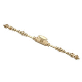 Hamilton Brass Stepney Door Brass Espagnolette Bolt or Cremone Bolt 9 feet Polished Brass Unlacquered Upto 9 feet Doors