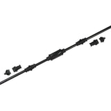 Hamilton Brass Stepney Door Iron Espagnolette Bolt or Cremone Bolt 9 feet Black Powder Coated Upto 9 feet Doors