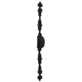 Hamilton Brass Stepney Door Iron Espagnolette Bolt or Cremone Bolt 9 feet Black Powder Coated Upto 9 feet Doors
