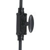 Hamilton Brass Stepney Door Iron Espagnolette Bolt or Cremone Bolt 9 feet Black Powder Coated Upto 9 feet Doors