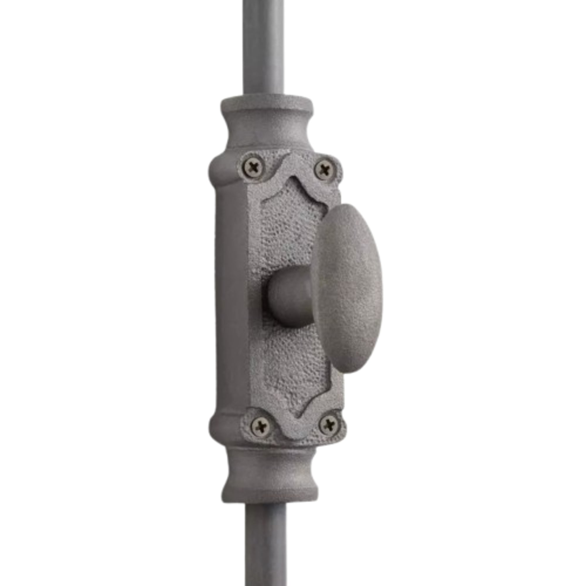 Hamilton Brass Stepney Window Iron Espagnolette Bolt or Cremone Bolt Hardware 6 feet Antique Iron Finish Upto 6 feet