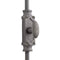 Hamilton Brass Stepney Window Iron Espagnolette Bolt or Cremone Bolt Hardware 6 feet Antique Iron Finish Upto 6 feet