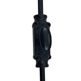 Hamilton Brass Stepney Window Iron Espagnolette Bolt or Cremone Bolt Hardware 6 feet Black Powder Coated Up to 6 feet