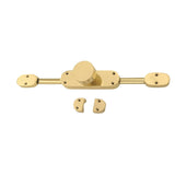 Hamilton Brass Sun Grove Door Brass Espagnolette Bolt or Cremone Bolt 9 feet Polished Brass Lacquered Upto 9 feet Door