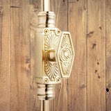 Hamilton Brass Wandsworth Door Brass Espagnolette Bolt or Cremone Bolt Polished Brass Lacquered up to 9 Feet Doors