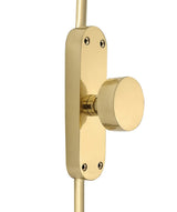 Hamilton Brass Sun Grove Door Brass Espagnolette Bolt or Cremone Bolt 9 feet Flat Black Finish Upto 9 feet Doors