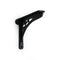Cast Iron Shelf Bracket | 160 mm x 142 Black Powder Coated Heavy Duty Wall Mount with Multiple Screw Holes for Shelves, Kitchen, Garden, Home Decor | Durable Vintage Style, Black