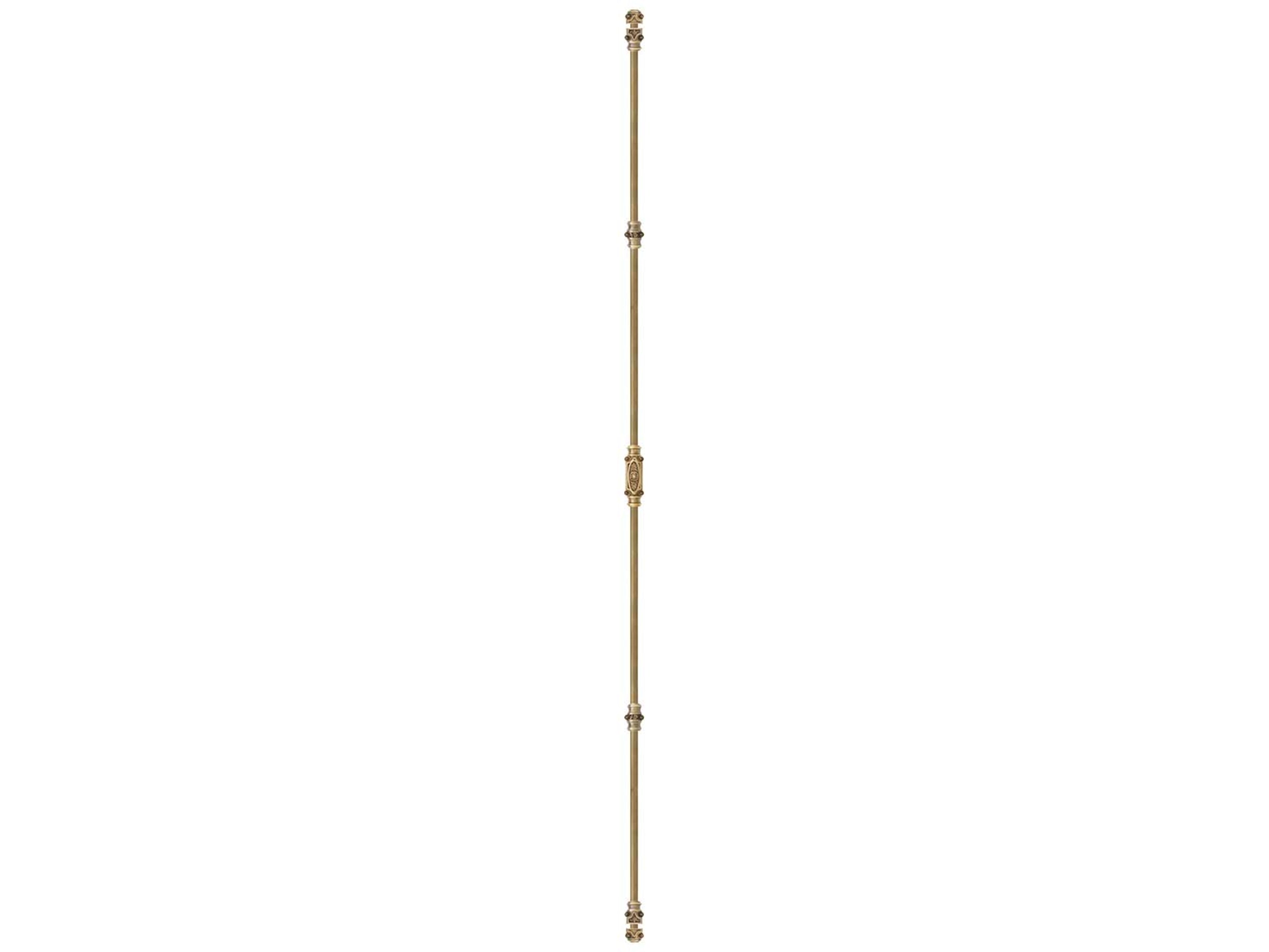 Hamilton Brass Dalston Window Brass Espagnolette Bolt or Cremone Bolt Hardware 6 feet lacquered Antique BrassUp to 6 feet windows | Cabinets