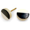 Round Cabinet Knob | Resin Material Drawer Pull Handle | Ceramic Finish Decorative Furniture Knob for Cupboards, Dressers & Wardrobes | 41mm Diameter, 24mm Depth, 13mm Thickness