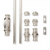 Hamilton Brass Barcheski Window Brass Espagnolette Bolt or Cremone Bolt Hardware 6 feet Polished Brass LacqueredUp to 6 feet