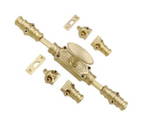 Hamilton Brass Stepney Door Brass Espagnolette Bolt or Cremone Bolt 9 feet Brushed Brass Upto 9 feet Doors