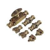 Hamilton Brass Dalston Door Brass Espagnolette Bolt or Cremone Bolt 9 feet Antique Satin Brass Unlacquered Upto 9' Doors