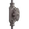 Hamilton Brass Dalston Door Iron Espagnolette Bolt or Cremone Bolt 9 feet Antique Iron Up to 9' Doors
